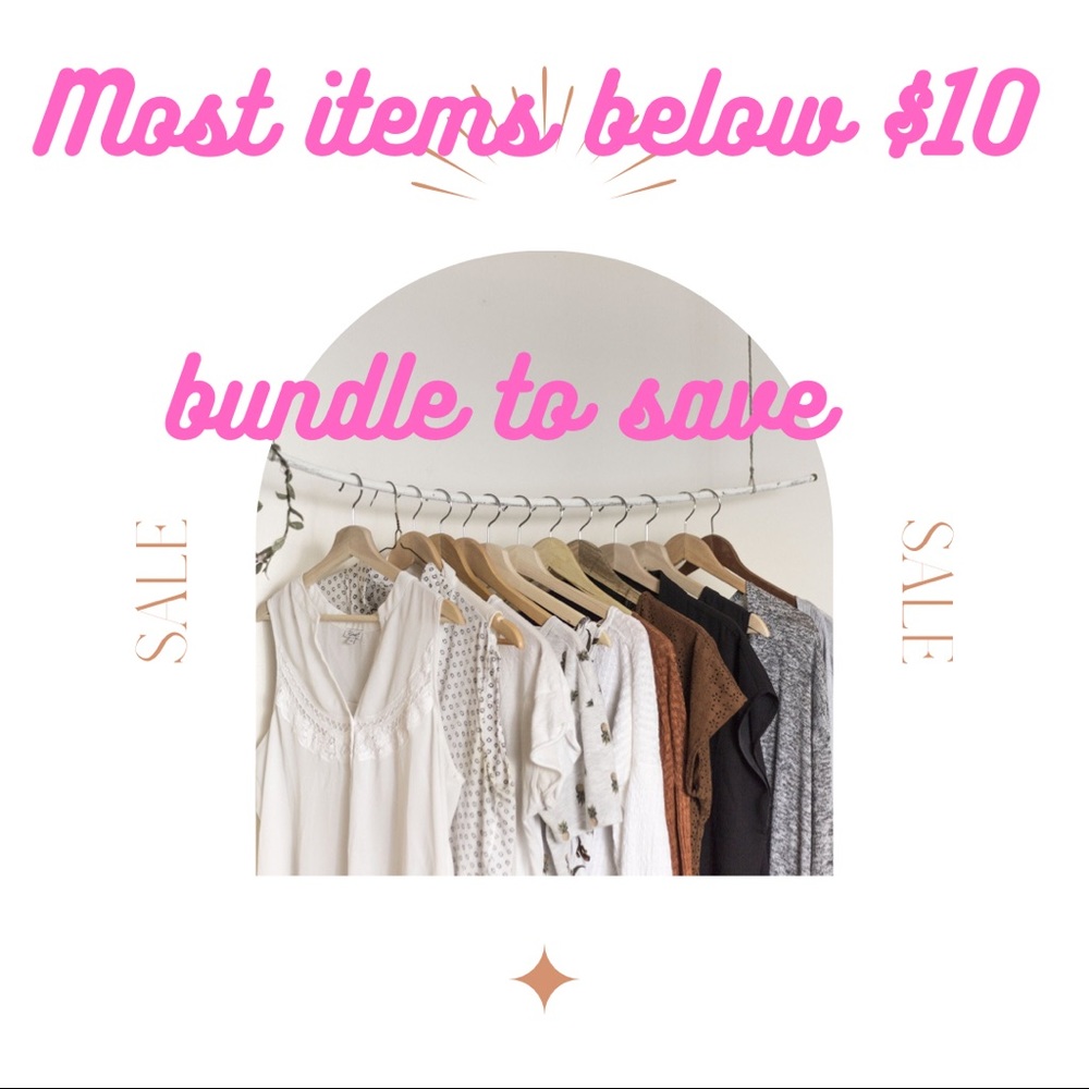 Most items in my closet are below $10